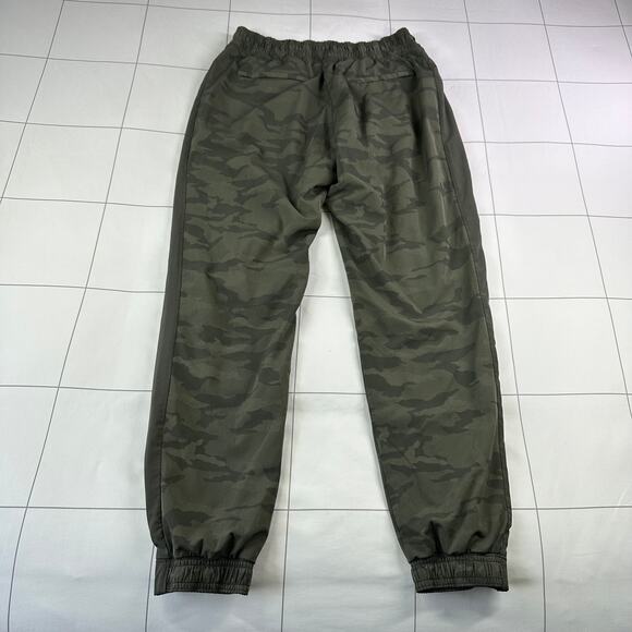 Athleta Pants Womens 6 Green Camo Brooklyn Textured Lined Jogger Athletic Warm - Picture 3 of 12